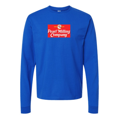 Men's Aunt Jemima Logo Cotton Long Sleeve T-Shirt