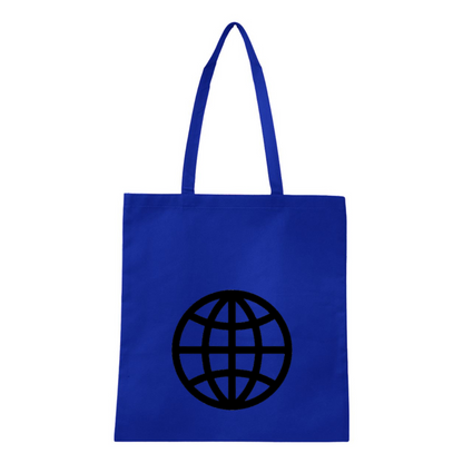 Internet Globe  Q-Tees Non-Woven  Tote