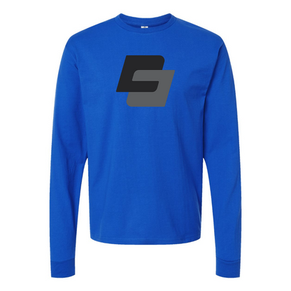 Men's DSD Logo Cotton Long Sleeve T-Shirt