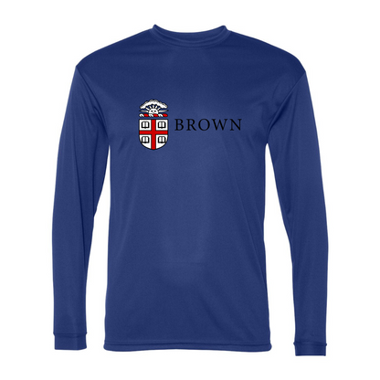 Men's Brown University  Performance Long Sleeve T-Shirt