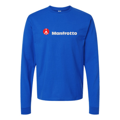 Men's Manfrotto Logo Cotton Long Sleeve T-Shirt