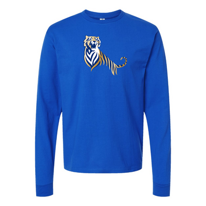 Men's Tiger Beer Logo Cotton Long Sleeve T-Shirt