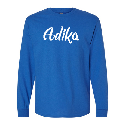 Men's Adika  Gildan Heavy Cotton Long Sleeve T-Shirt