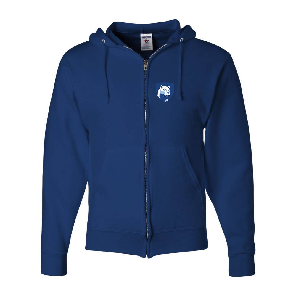 Men's Penn State Symbol JERZEES NuBlend Full-Zip Hooded Sweatshirt