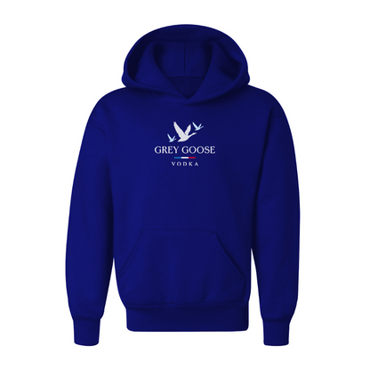 Youth Grey Goose Logo Pullover Hoodie