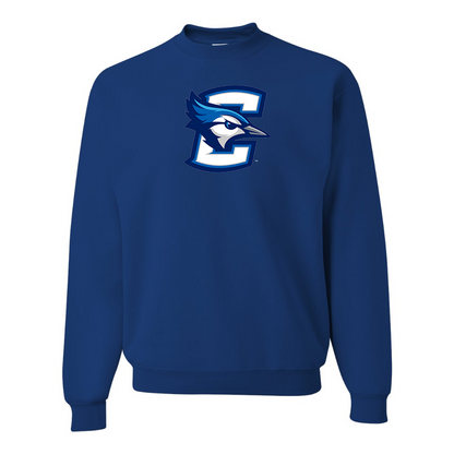 Men's  Creighton Bluejays JERZEES NuBlend Crewneck Sweatshirt