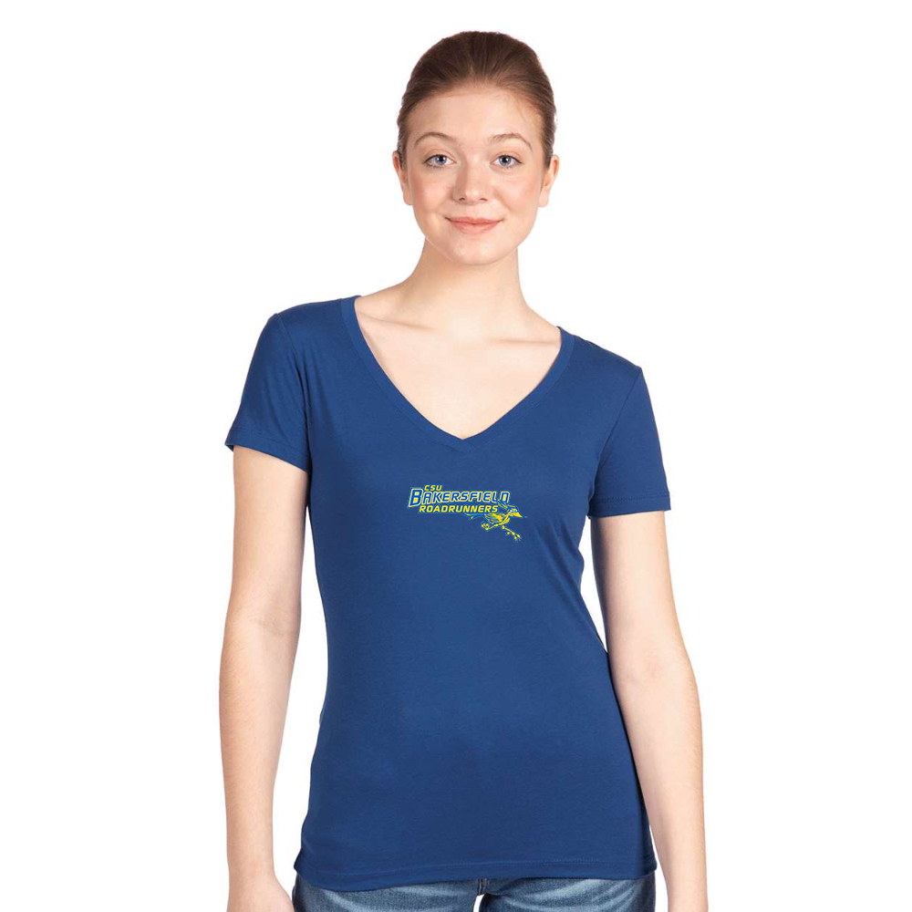 Women's  CSU-Bakersfield Roadrunners   Next Level V-Neck T-Shirt