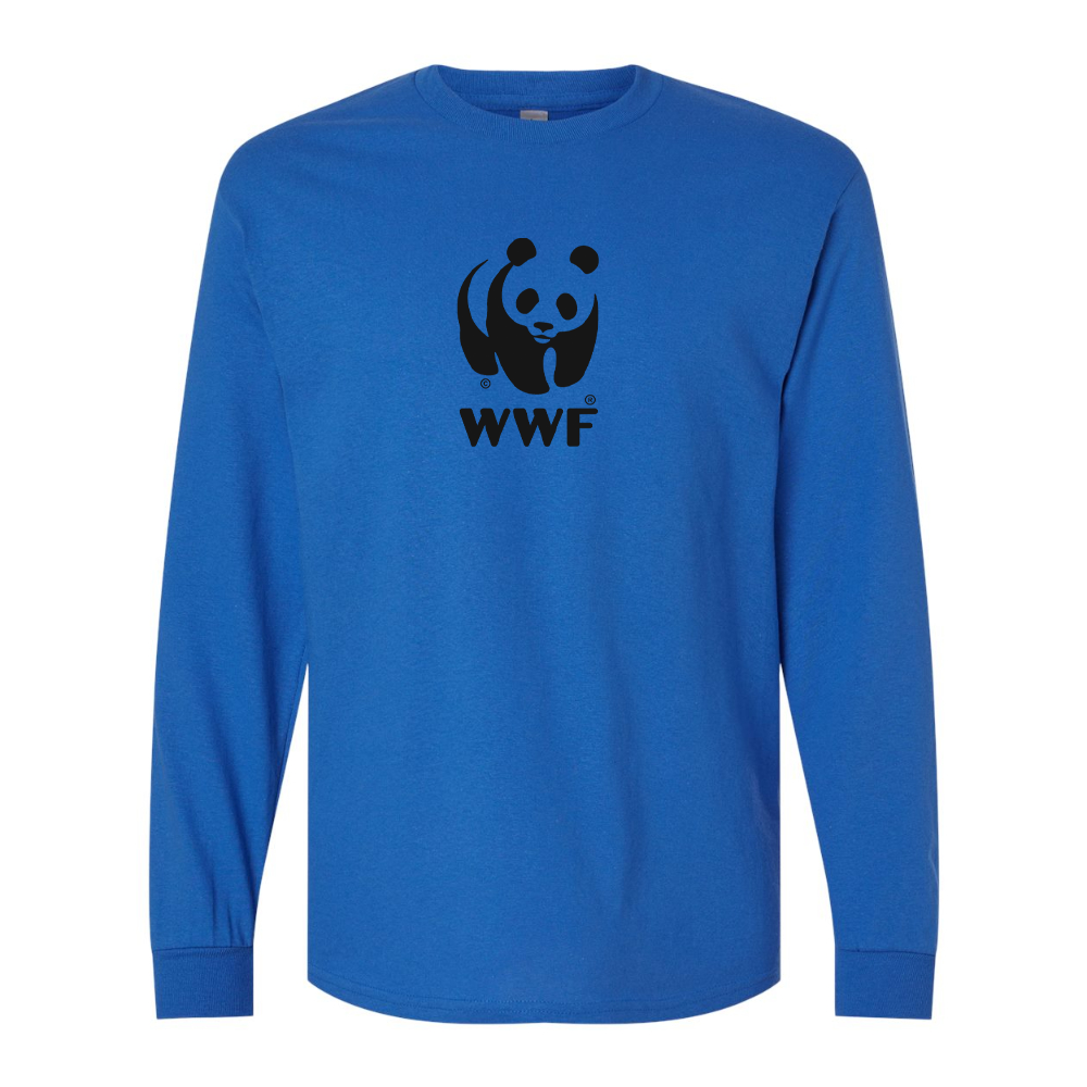 Men's  WWF  Gildan Heavy Cotton Long Sleeve T-Shirt