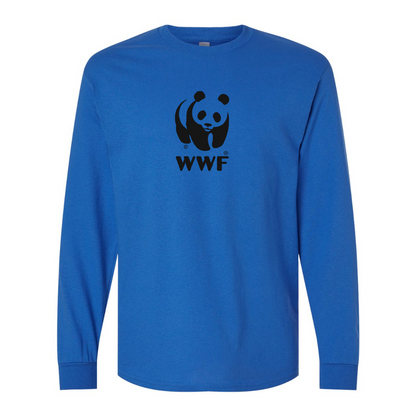 Men's  WWF  Gildan Heavy Cotton Long Sleeve T-Shirt