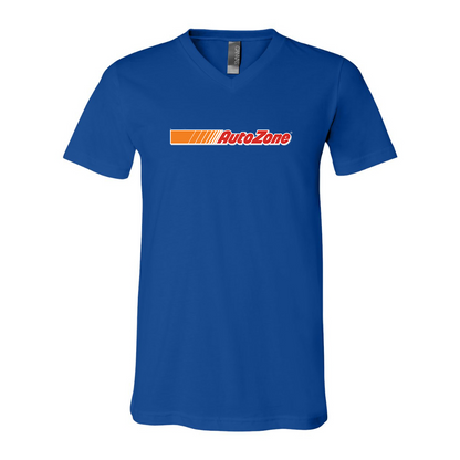AutoZone Logo BELLA  CANVAS - Jersey V-Neck T-Shirt