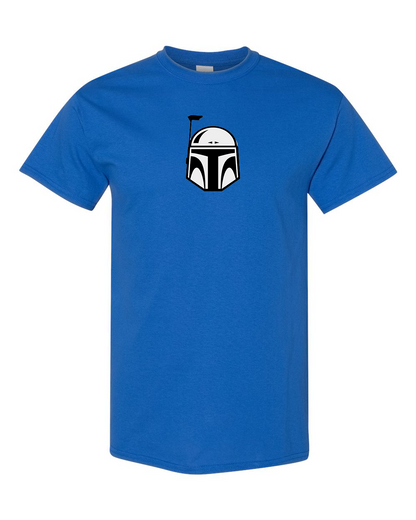 Men's Star Wars Boba Fett Helmet Gildan Heavy Cotton T-Shirt