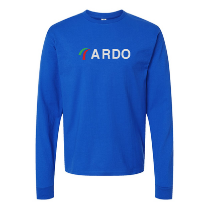 Men's Ardo Logo Cotton Long Sleeve T-Shirt
