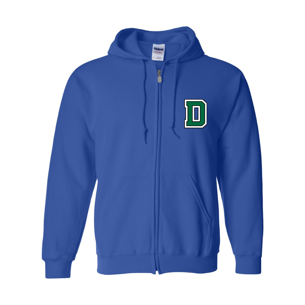 Men's Dartmouth Big Green  Gildan  Heavy Blend Full Zip Hooded Sweatshirt