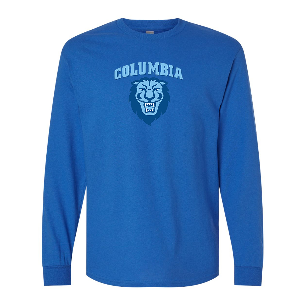 Men's Columbia Lions Gildan Heavy Cotton Long Sleeve T-Shirt