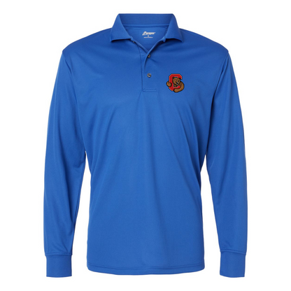 Men's Cornell Big Red Paragon Prescott Long Sleeve Polo
