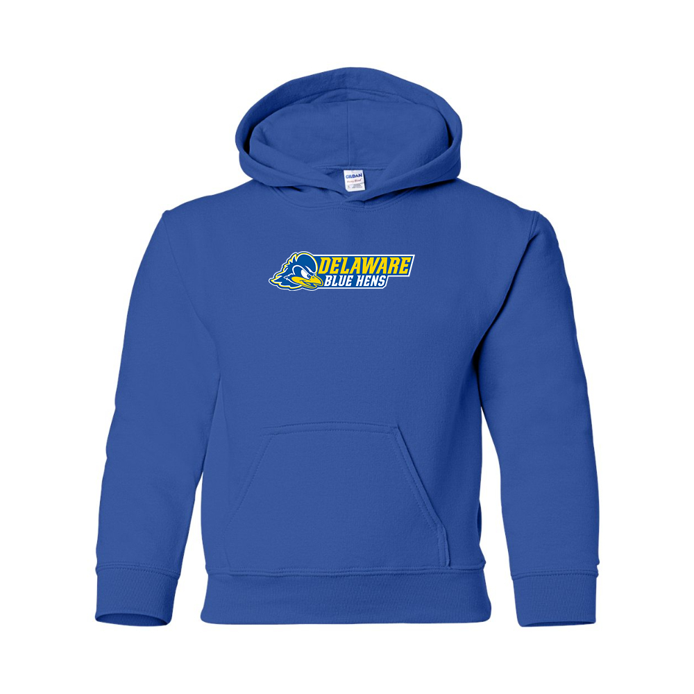 Youth  Delaware Blue Hens Gildan Heavy Blend  Hooded Sweatshirt