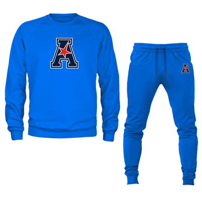 Men's  American Athletic Conference  Crewneck Sweatshirt Joggers Suit