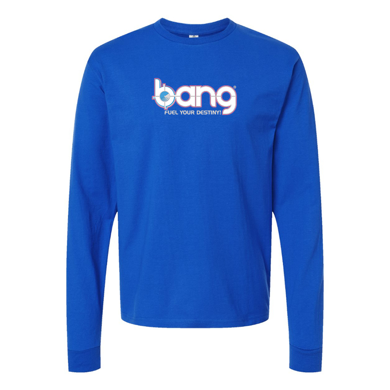 Men's Bang Energy Logo Cotton Long Sleeve T-Shirt