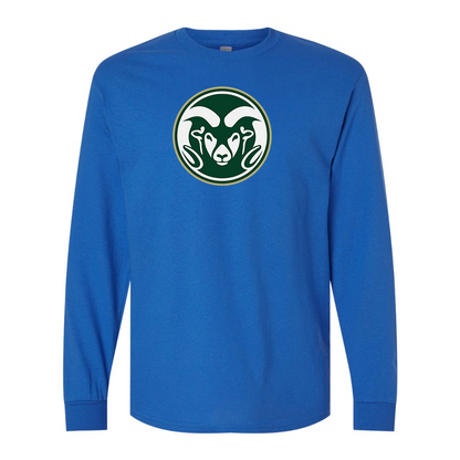 Men's  Colorado State Rams Gildan Heavy Cotton Long Sleeve T-Shirt