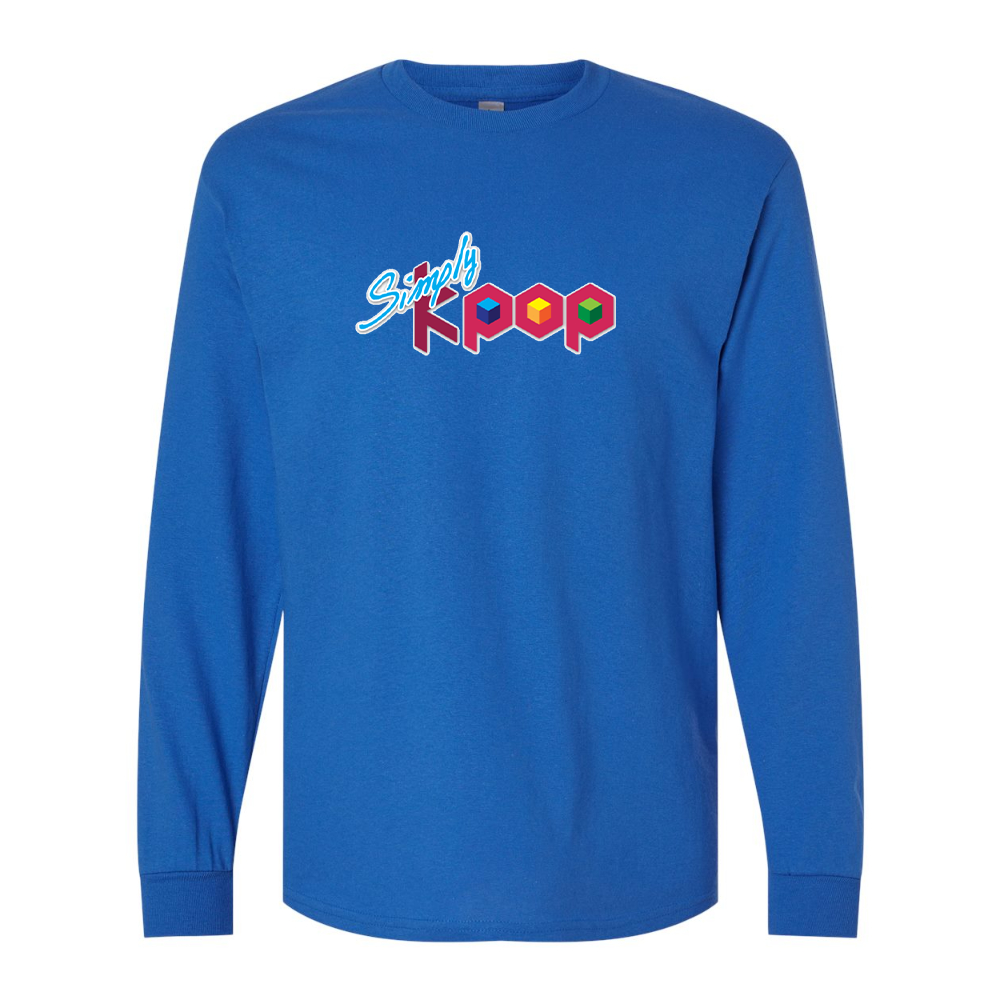 Men's  Simply Kpop  Gildan Heavy Cotton Long Sleeve T-Shirt