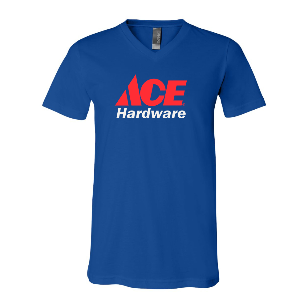 ACE Hardware Logo BELLA  CANVAS - Jersey V-Neck T-Shirt