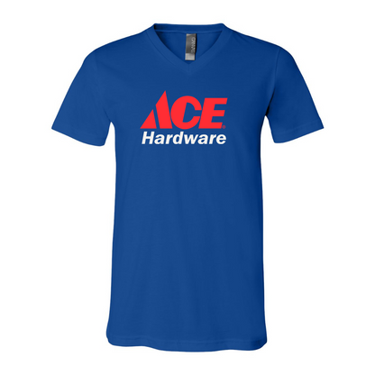 ACE Hardware Logo BELLA  CANVAS - Jersey V-Neck T-Shirt