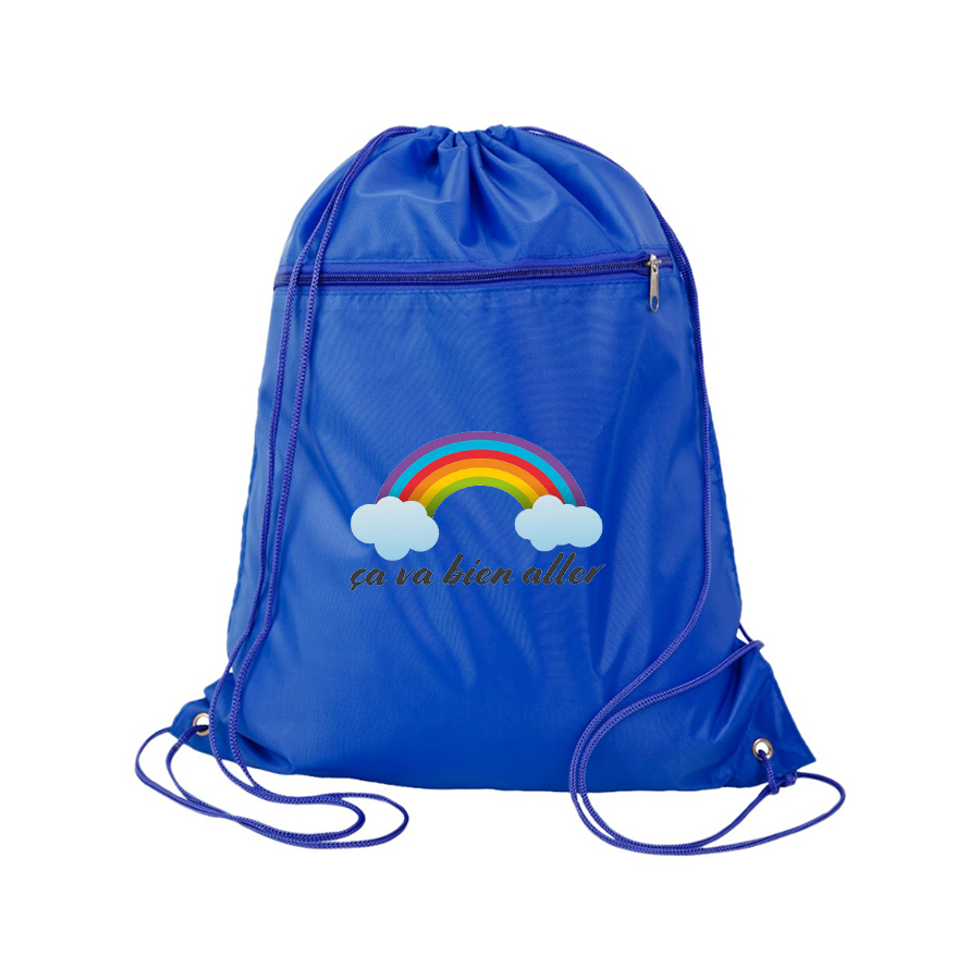 Ça va bien aller Q-Tees - Polyester Cinchpack