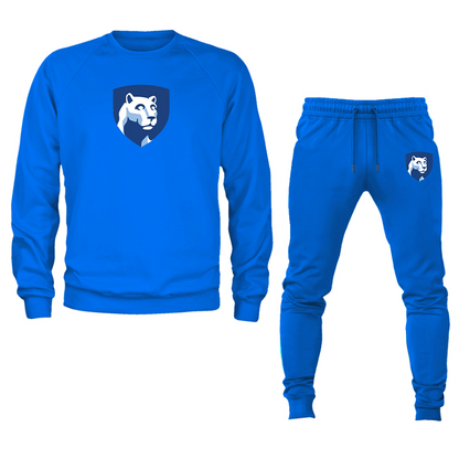 Men's Penn State Symbol Crewneck Sweatshirt Joggers Suit