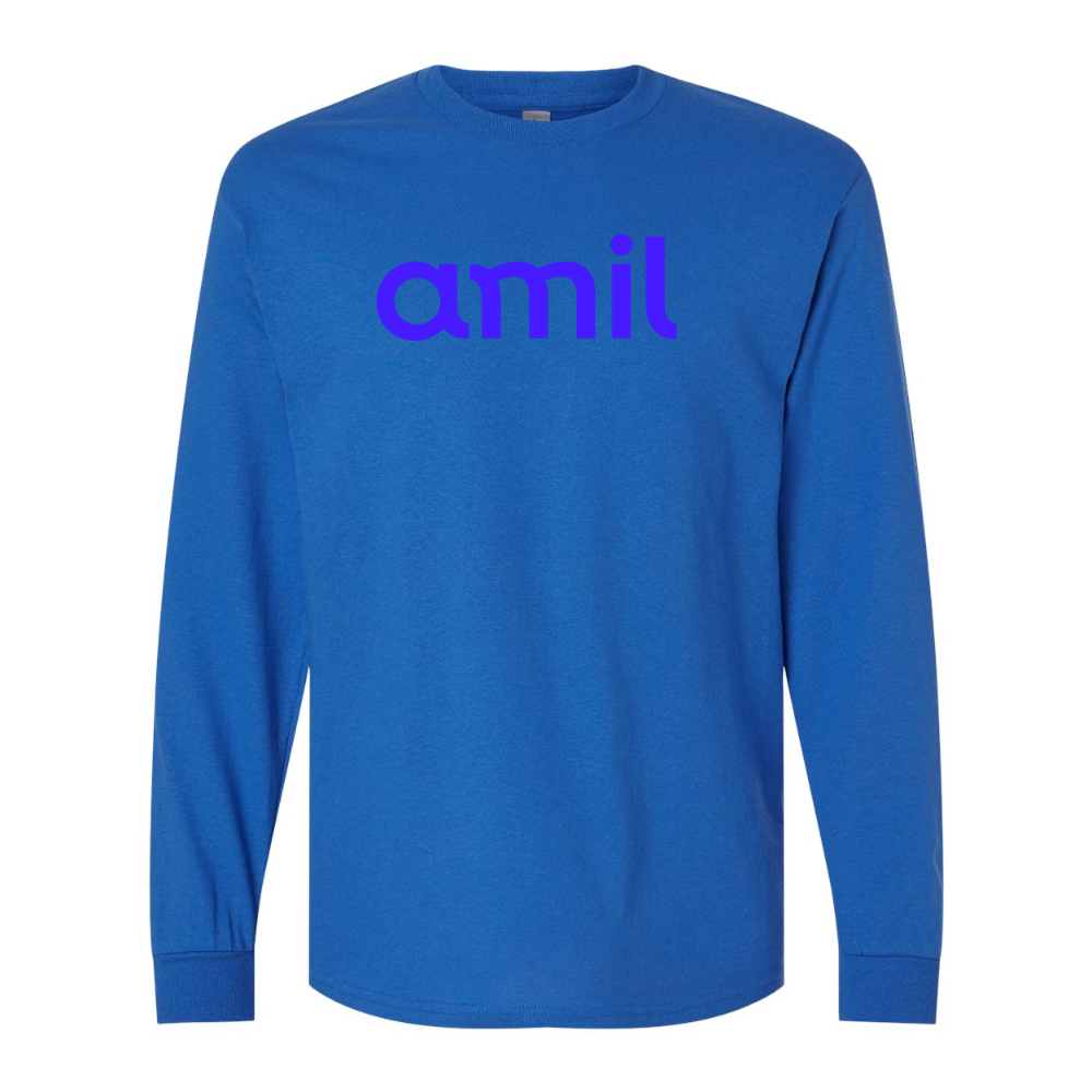 Men's Amil Gildan Heavy Cotton Long Sleeve T-Shirt