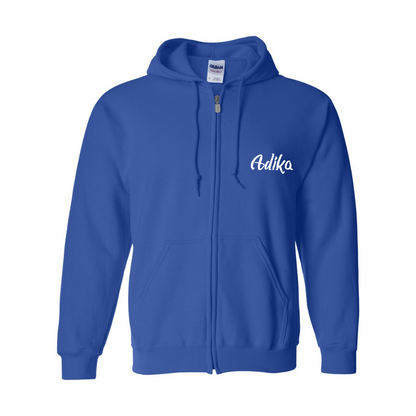 Men's  Adika  Gildan  Heavy Blend Full Zip Hooded Sweatshirt