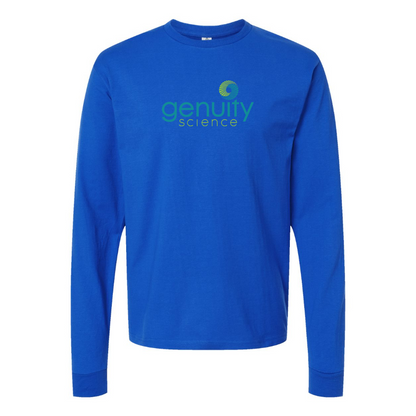 Men's Genuity Science  Logo Cotton Long Sleeve T-Shirt