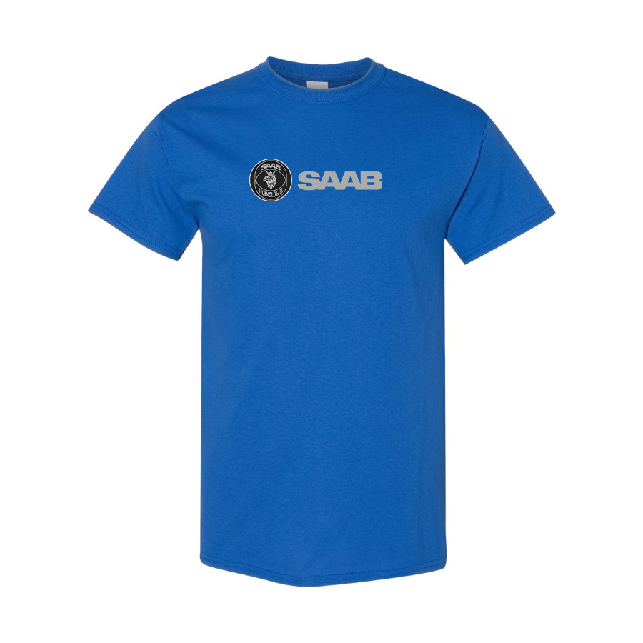 Men's Saab Logo Cotton T-Shirt