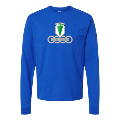 Men's DKW Logo Cotton Long Sleeve T-Shirt