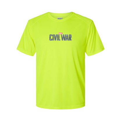 Men's Marvel Civil War Logo Performance T-Shirt
