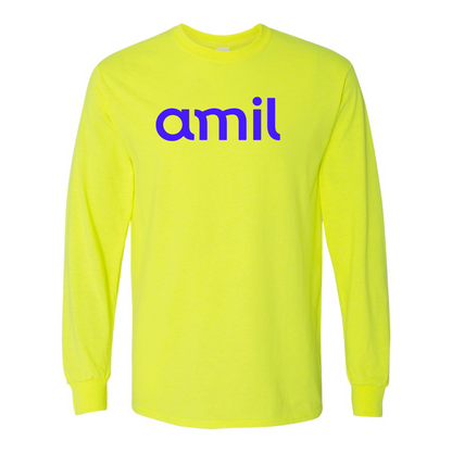 Men's Amil Gildan Heavy Cotton Long Sleeve T-Shirt