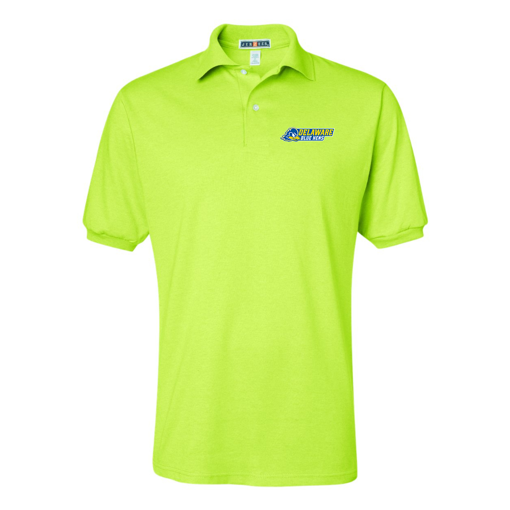 Men's  Delaware Blue Hens JERZEES  SpotShield polo