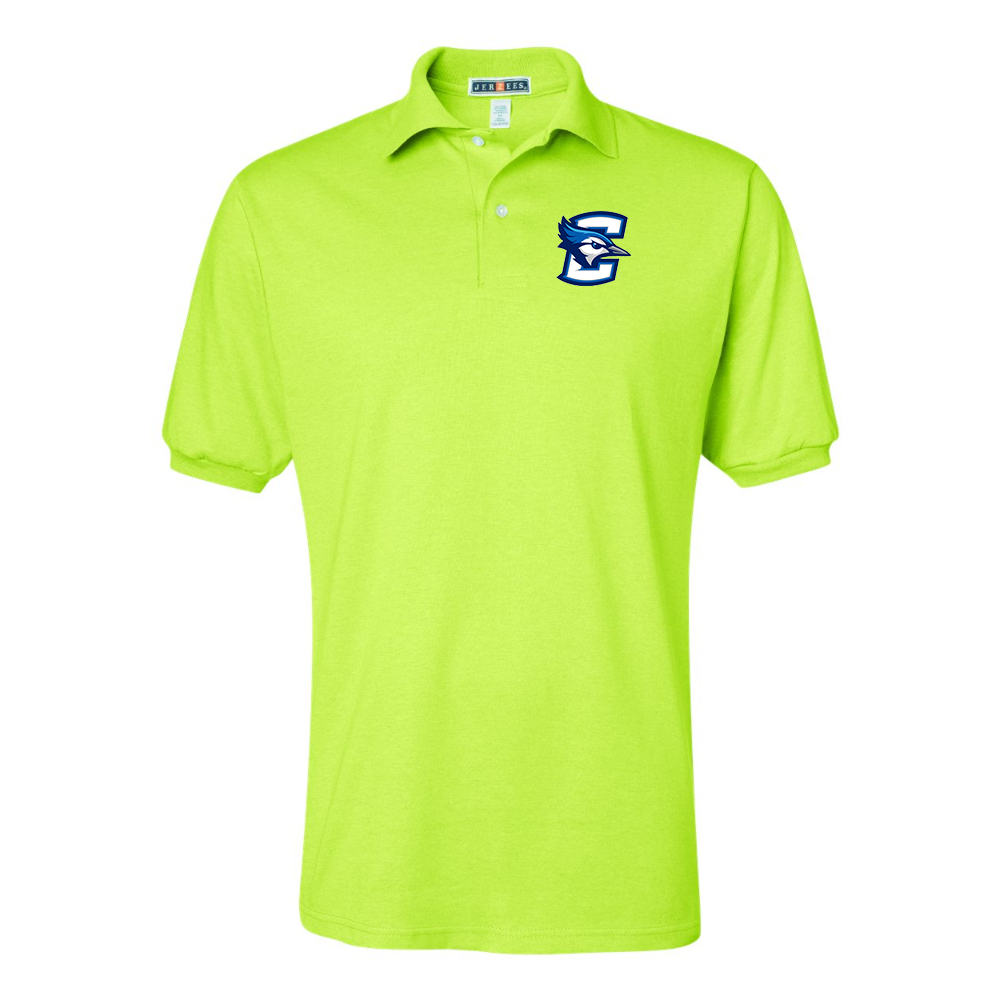 Men's Creighton Bluejays JERZEES  SpotShield polo