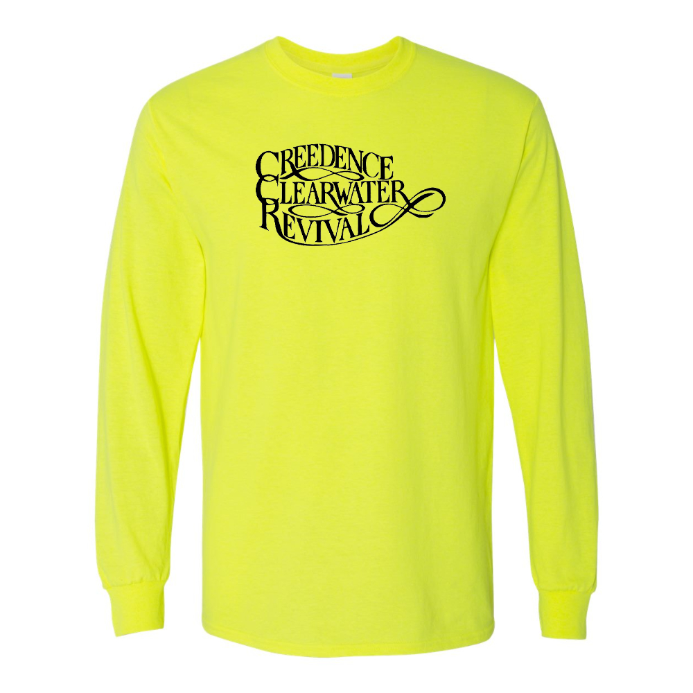 Men's Creedence Clearwater Revival Gildan Heavy Cotton Long Sleeve T-Shirt