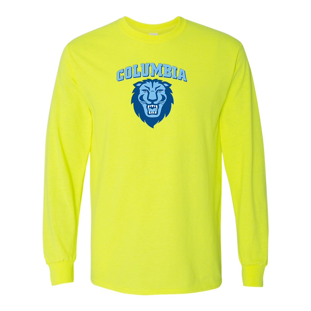 Men's Columbia Lions Gildan Heavy Cotton Long Sleeve T-Shirt