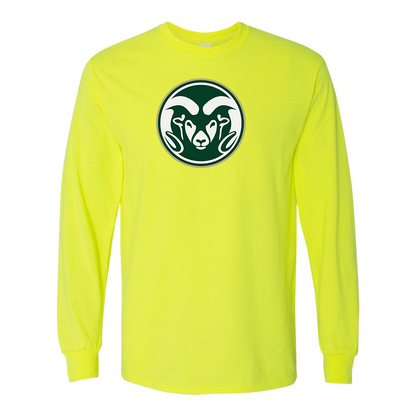 Men's  Colorado State Rams Gildan Heavy Cotton Long Sleeve T-Shirt