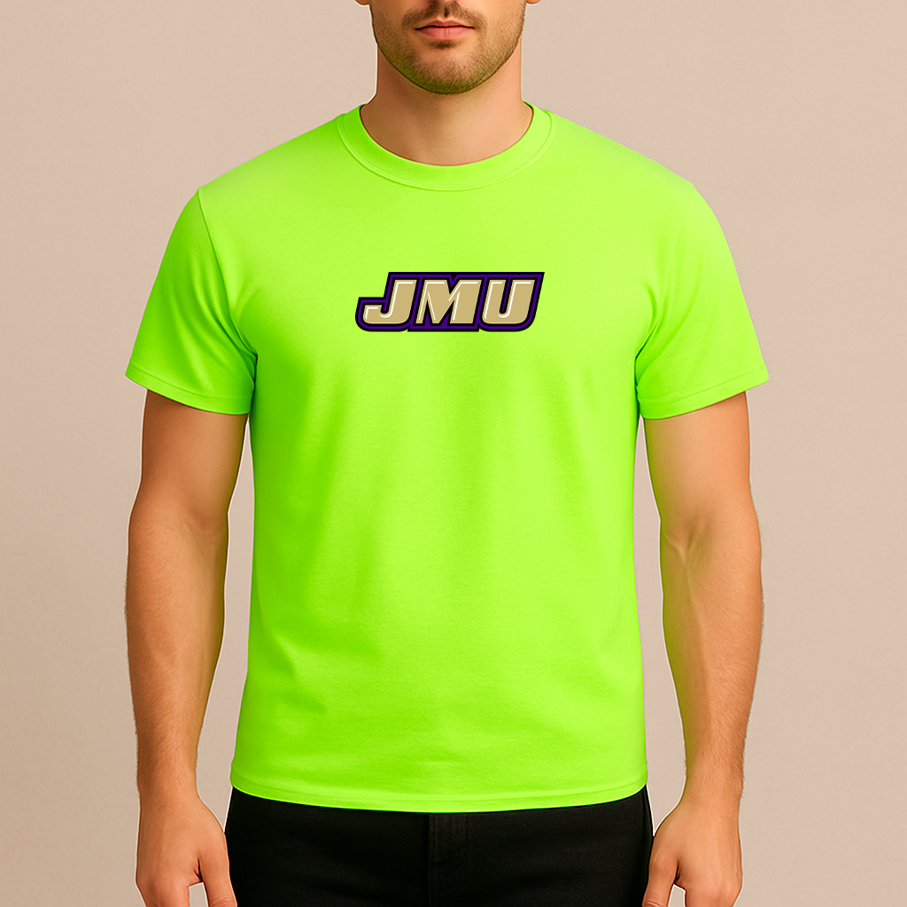 Men's James Madison Dukes Logo Cotton T-Shirt