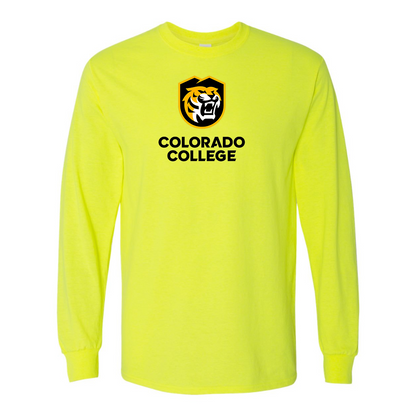 Men's  Colorado College Tigers Gildan Heavy Cotton Long Sleeve T-Shirt