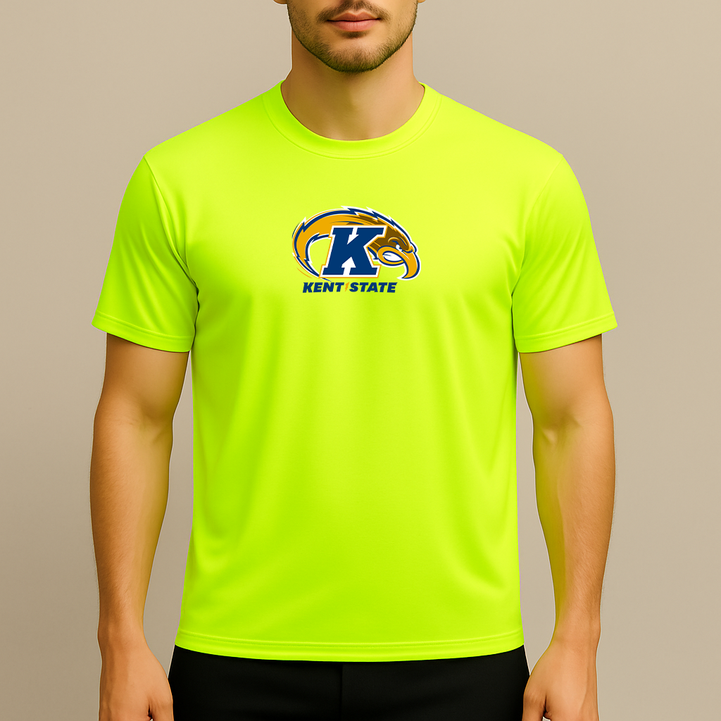 Men's Kent State Golden Flashes Logo Polyester T-Shirt