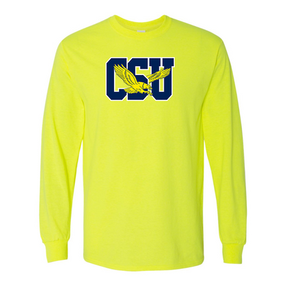 Men's Coppin State Eagles Gildan Heavy Cotton Long Sleeve T-Shirt
