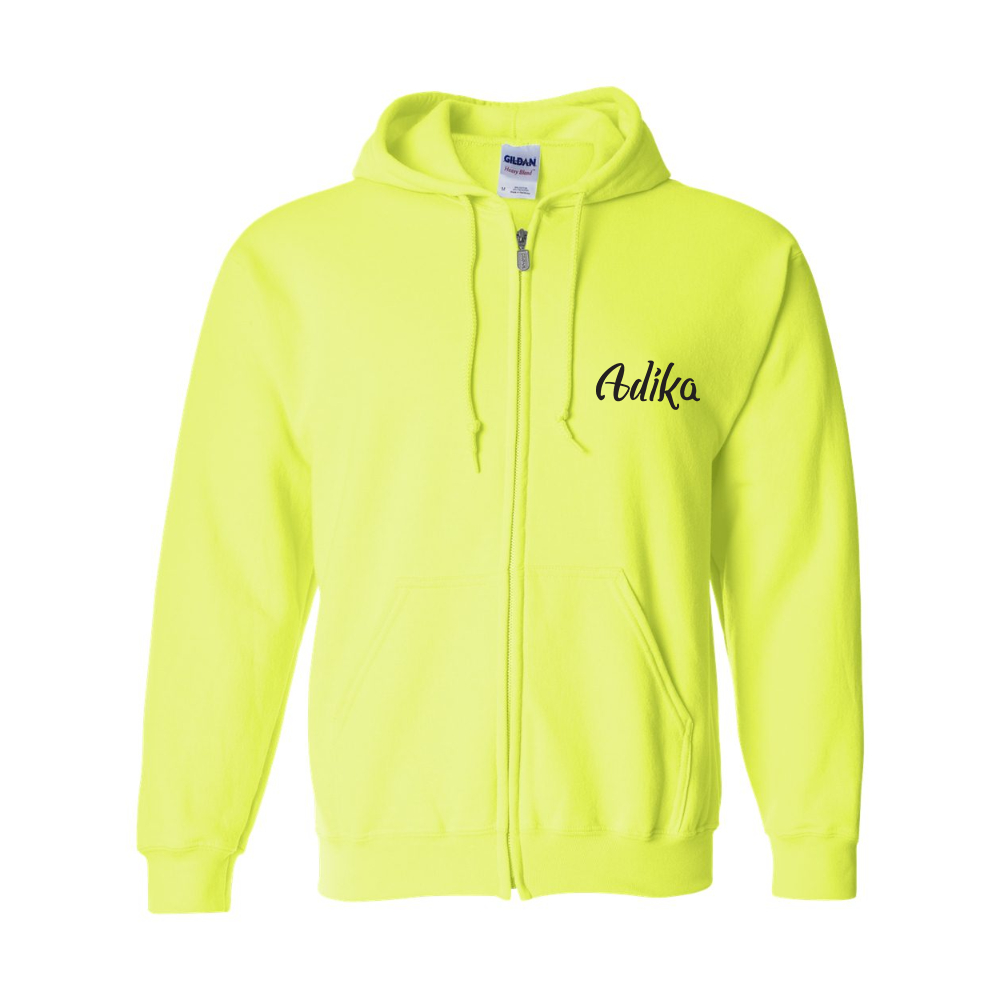 Men's  Adika  Gildan  Heavy Blend Full Zip Hooded Sweatshirt