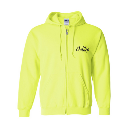 Men's  Adika  Gildan  Heavy Blend Full Zip Hooded Sweatshirt