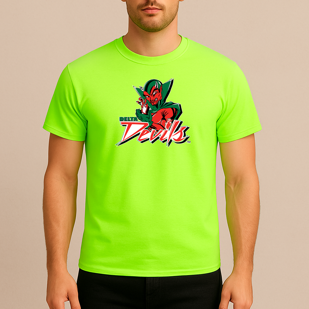 Men's MVSU Delta Devils Logo Cotton T-Shirt