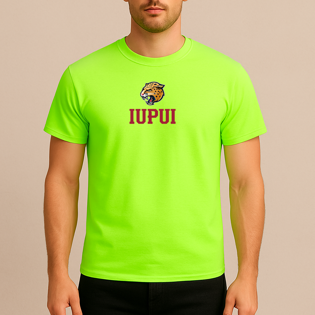Men's IUPUI Jaguars Logo Cotton T-Shirt