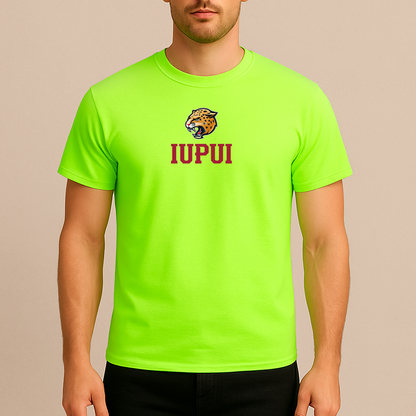 Men's IUPUI Jaguars Logo Cotton T-Shirt