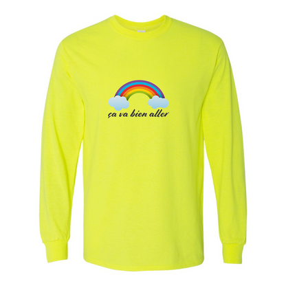 Men's Ça va bien aller Gildan Heavy Cotton Long Sleeve T-Shirt